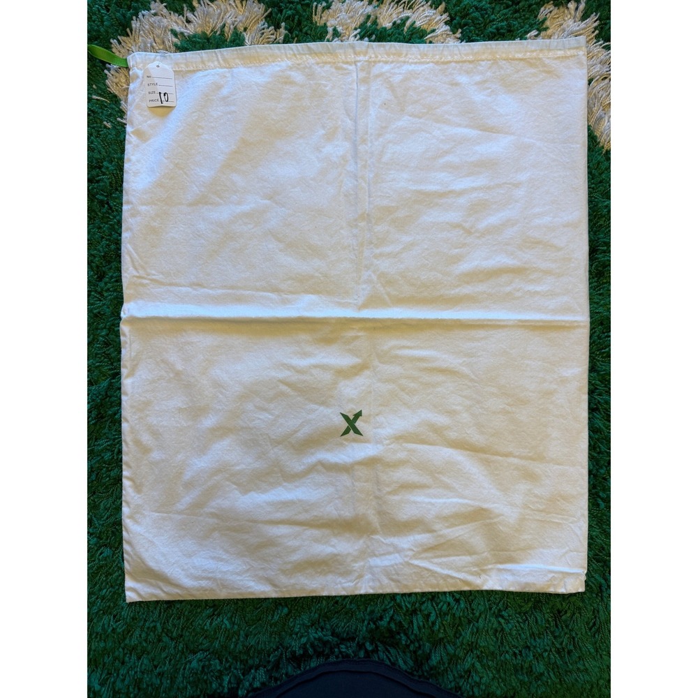 StockX Dust Bag Unisex OS White Excellent‎ Drawstring Storage Logo Accessory